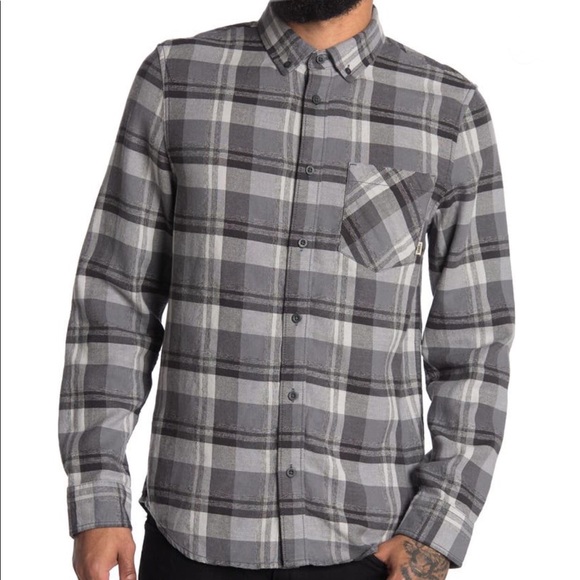Vans Plaid Button Down Regular Fit Shirt - Picture 2 of 3